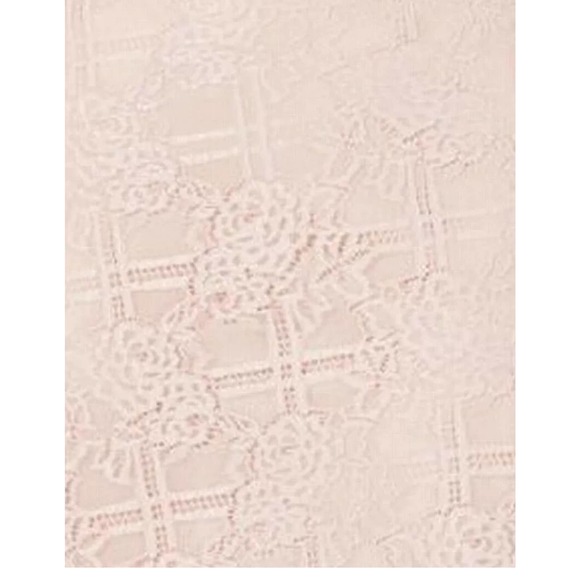 Jump Apparel  Pink  Sheath Floral Lace V Neck - Picture 3 of 4